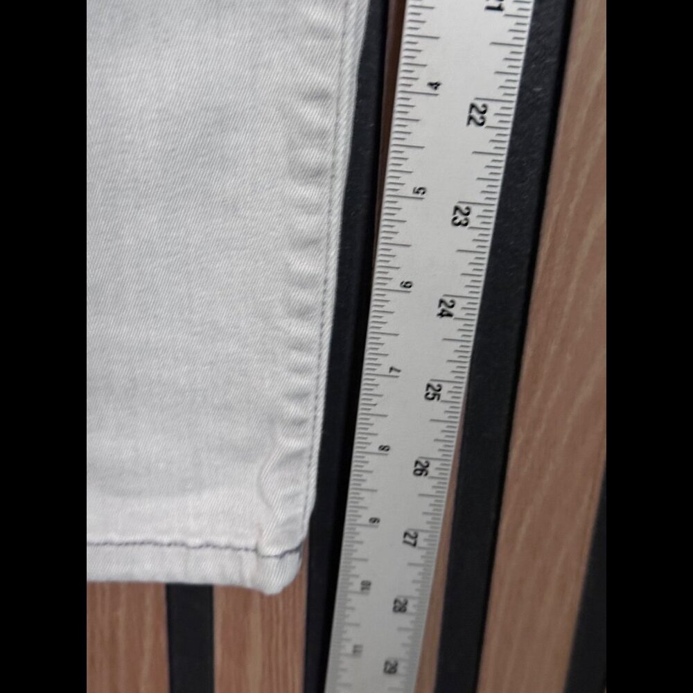 DL1961 Jeans 27 Womens Gray Emma Maternity Power Leggings Low Rise Frayed Hem - Picture 4 of 13